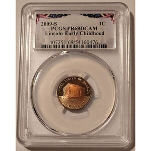 2009 S Lincoln Bicentennial Cent Early Childhood PR69 DCAM PCGS Toning Bunting